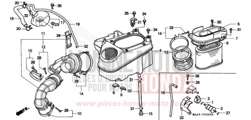 LUFTFILTER (VT1100C) VT1100CS de 1995